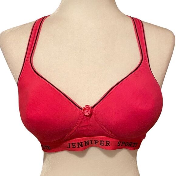 Jennifer Other - Jennifer Sport Pink Racerback Sports Bra Size 38C